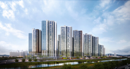 진위역 서희스타힐스 더파크뷰 투시도